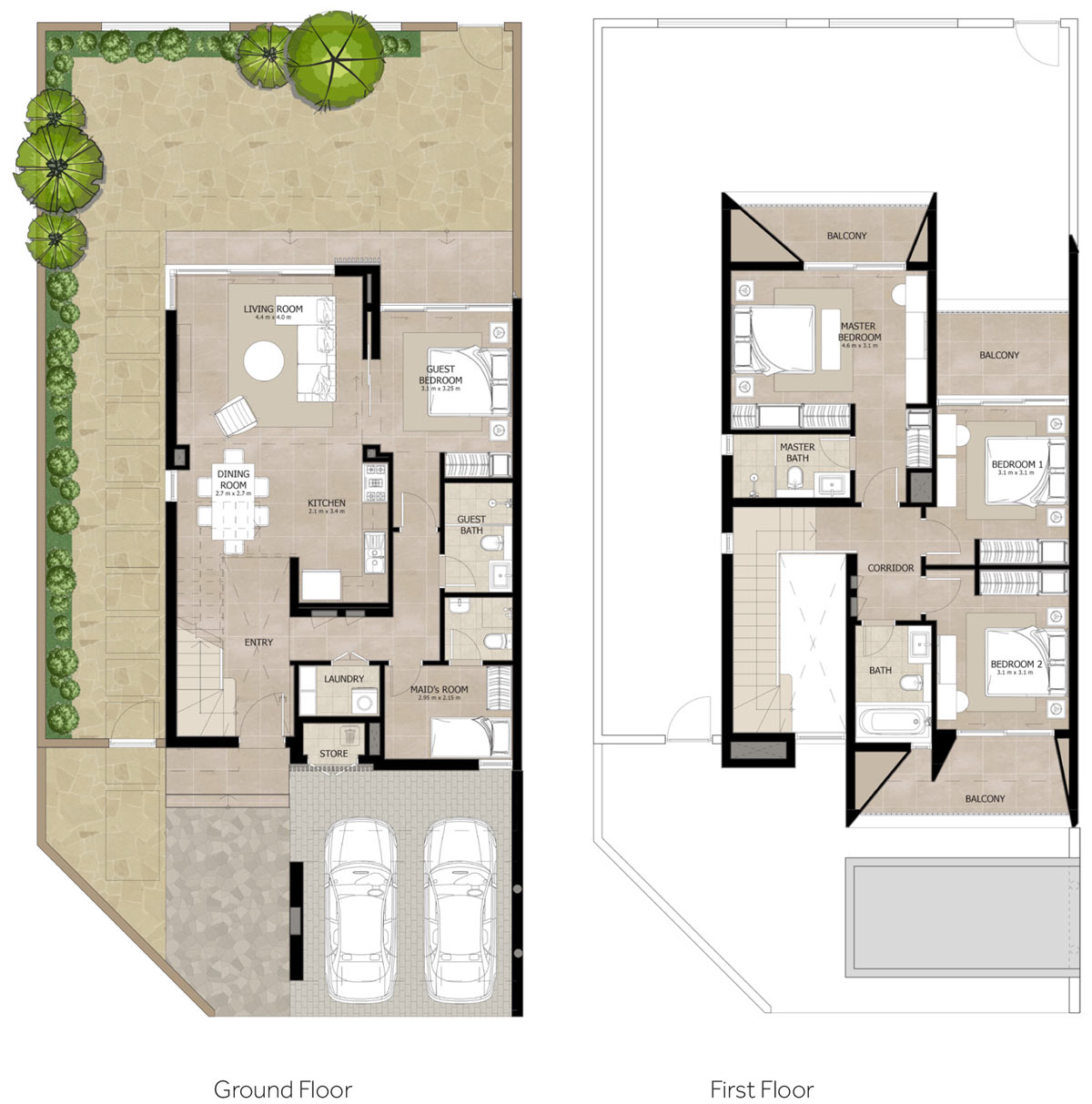 4 Bedrooms