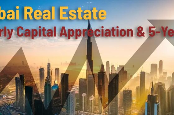 Dubai Real Estate: Yearly Capital Appreciation & 5-Year Growth Trends
